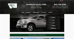 Desktop Screenshot of glendivesales.com
